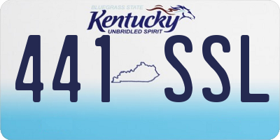 KY license plate 441SSL