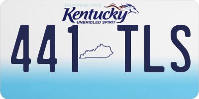 KY license plate 441TLS