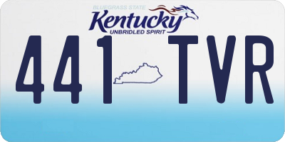 KY license plate 441TVR