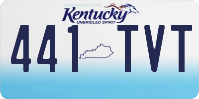 KY license plate 441TVT