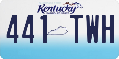 KY license plate 441TWH