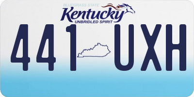 KY license plate 441UXH