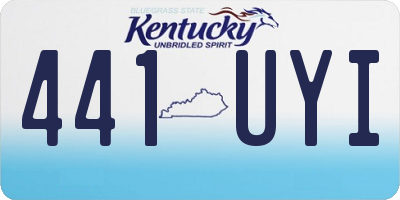KY license plate 441UYI
