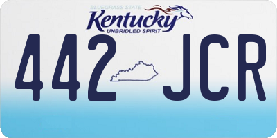 KY license plate 442JCR