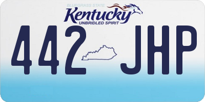 KY license plate 442JHP
