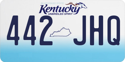KY license plate 442JHQ