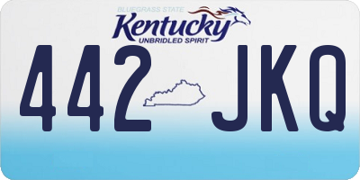 KY license plate 442JKQ