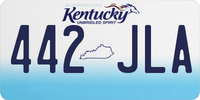 KY license plate 442JLA
