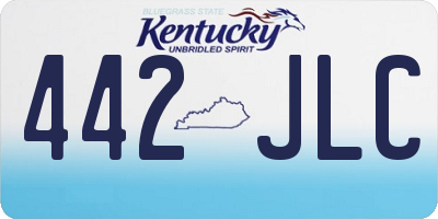 KY license plate 442JLC
