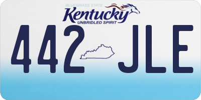 KY license plate 442JLE