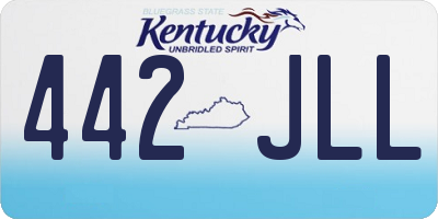 KY license plate 442JLL