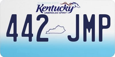 KY license plate 442JMP