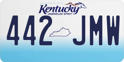 KY license plate 442JMW