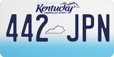 KY license plate 442JPN