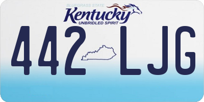 KY license plate 442LJG