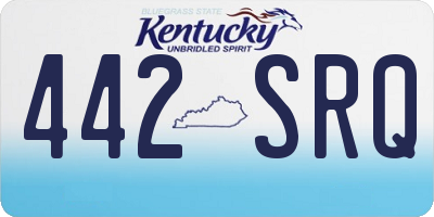 KY license plate 442SRQ