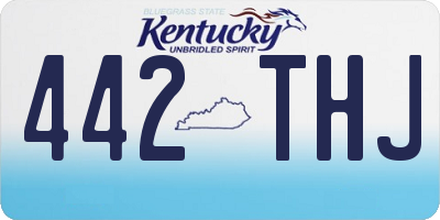 KY license plate 442THJ