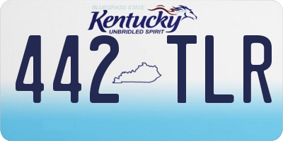 KY license plate 442TLR