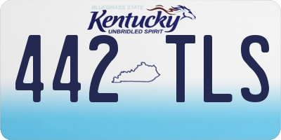 KY license plate 442TLS