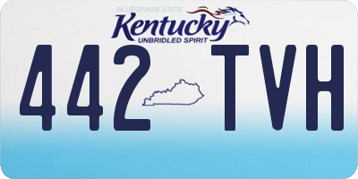 KY license plate 442TVH