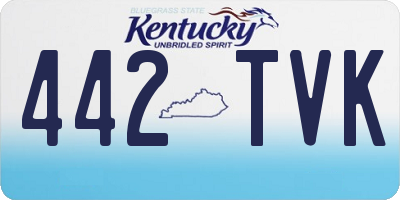 KY license plate 442TVK
