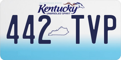 KY license plate 442TVP