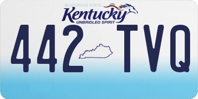 KY license plate 442TVQ