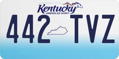KY license plate 442TVZ