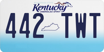 KY license plate 442TWT