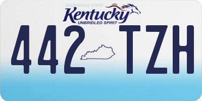 KY license plate 442TZH