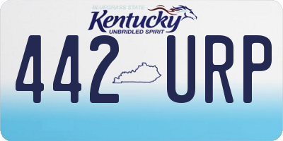KY license plate 442URP