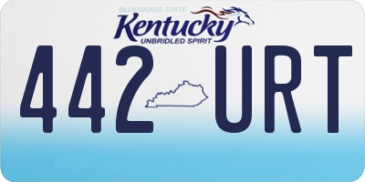 KY license plate 442URT