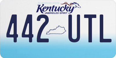 KY license plate 442UTL
