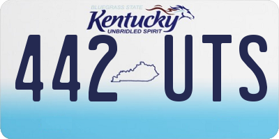 KY license plate 442UTS