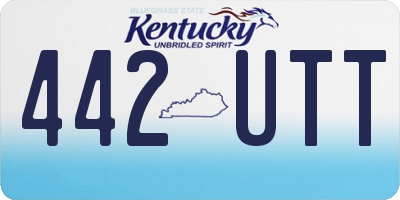 KY license plate 442UTT