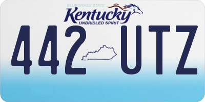 KY license plate 442UTZ