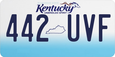 KY license plate 442UVF