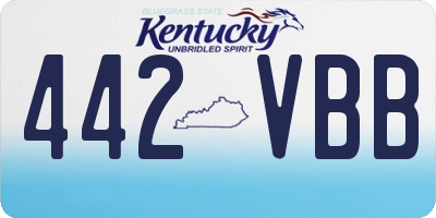 KY license plate 442VBB
