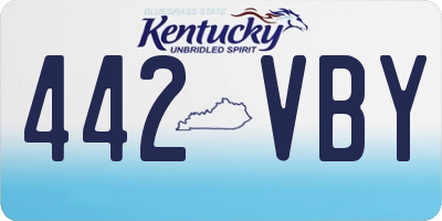 KY license plate 442VBY