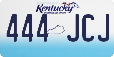 KY license plate 444JCJ