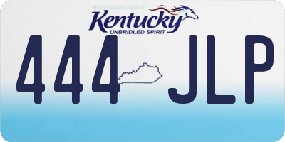 KY license plate 444JLP