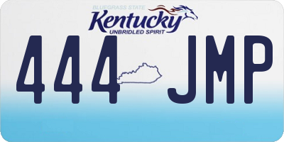KY license plate 444JMP