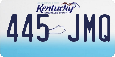 KY license plate 445JMQ