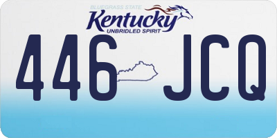 KY license plate 446JCQ