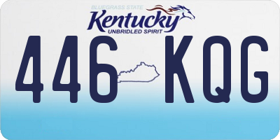 KY license plate 446KQG