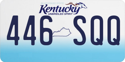 KY license plate 446SQQ