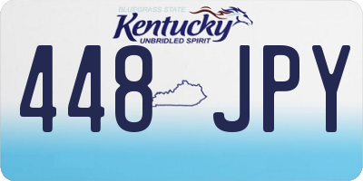 KY license plate 448JPY
