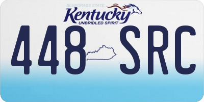 KY license plate 448SRC