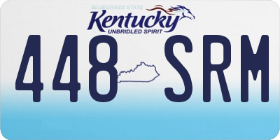 KY license plate 448SRM