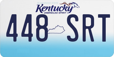 KY license plate 448SRT